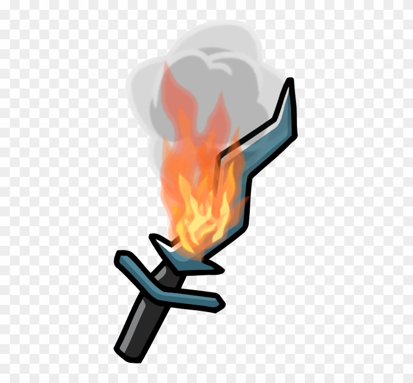 Flaming Sword - Scribblenauts Unlimited Swords #1114868