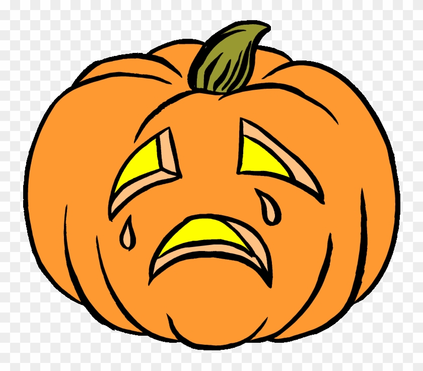 Sad Pumpkin Stock Illustration - Sad Jack O Lantern Face #1114911