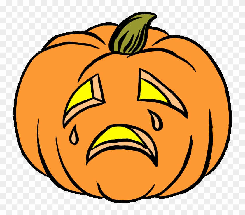 Sad Pumpkin Stock Illustration - Sad Jack O Lantern Face #1114911