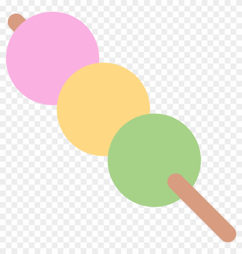 Dango, Japanese, Dessert, Skewer, Stick, Sweet, Food, - Japanese Foods Cartoon Png #1114916