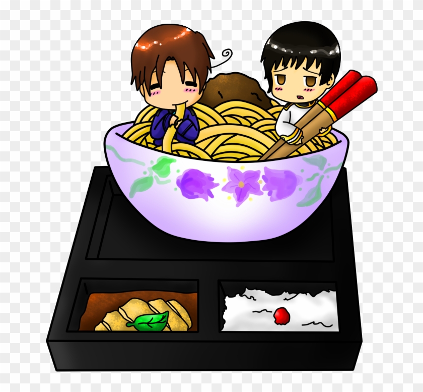 Japan And Italy Pasta Box Redo By Septic-kitty - Cartoon #1114924