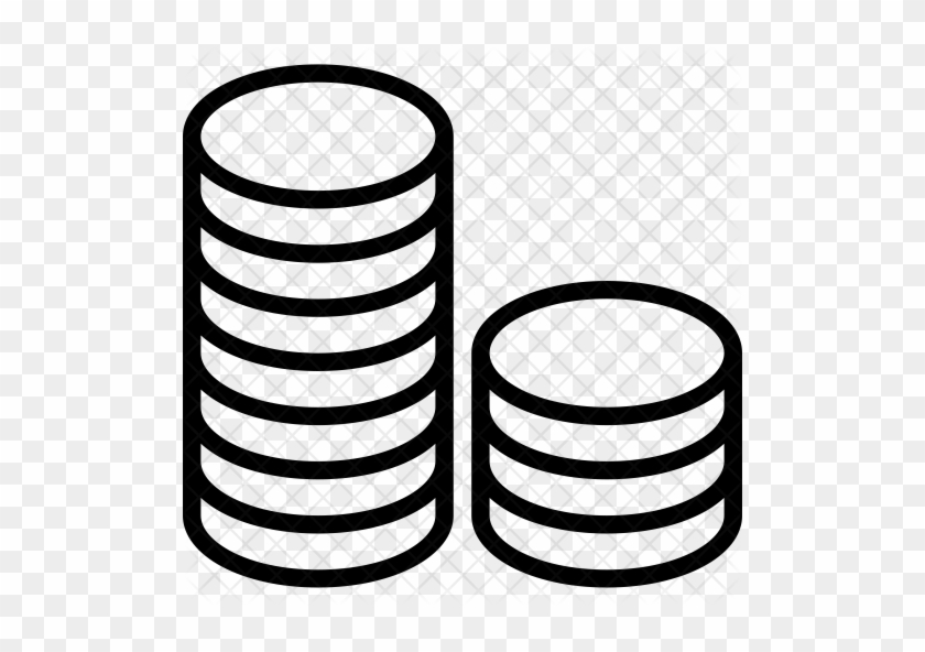 Coins Stack Icon - Circle #1114925