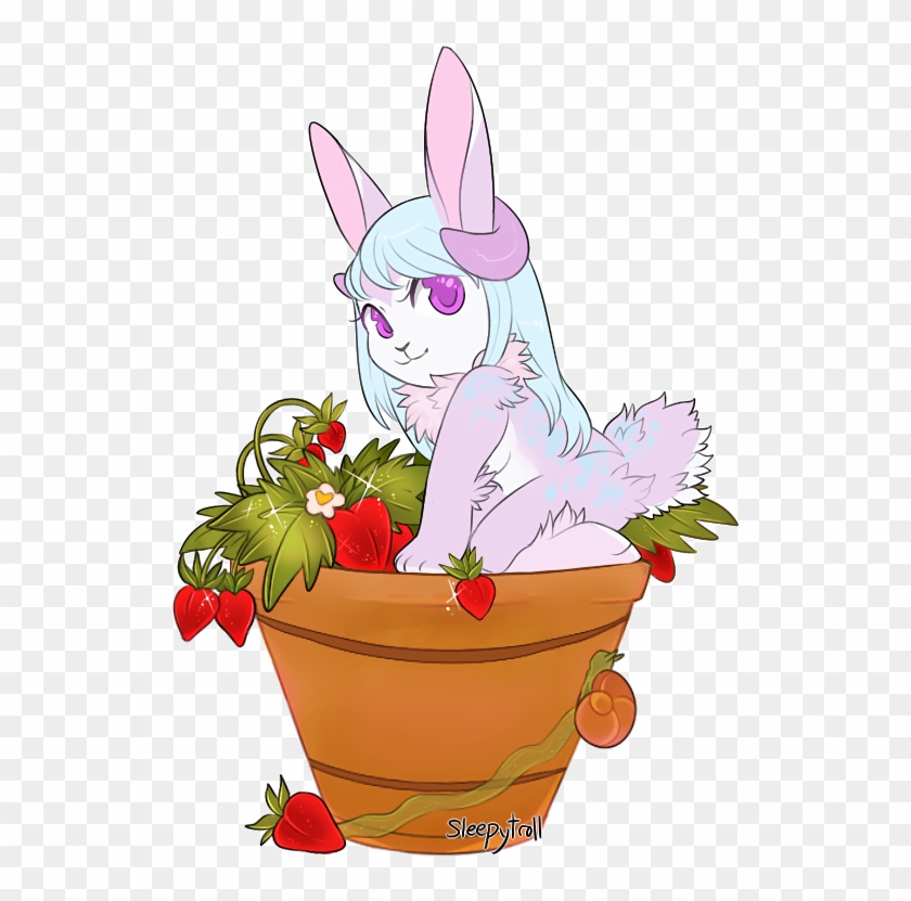 Strawberry Picking - Cartoon #1114945