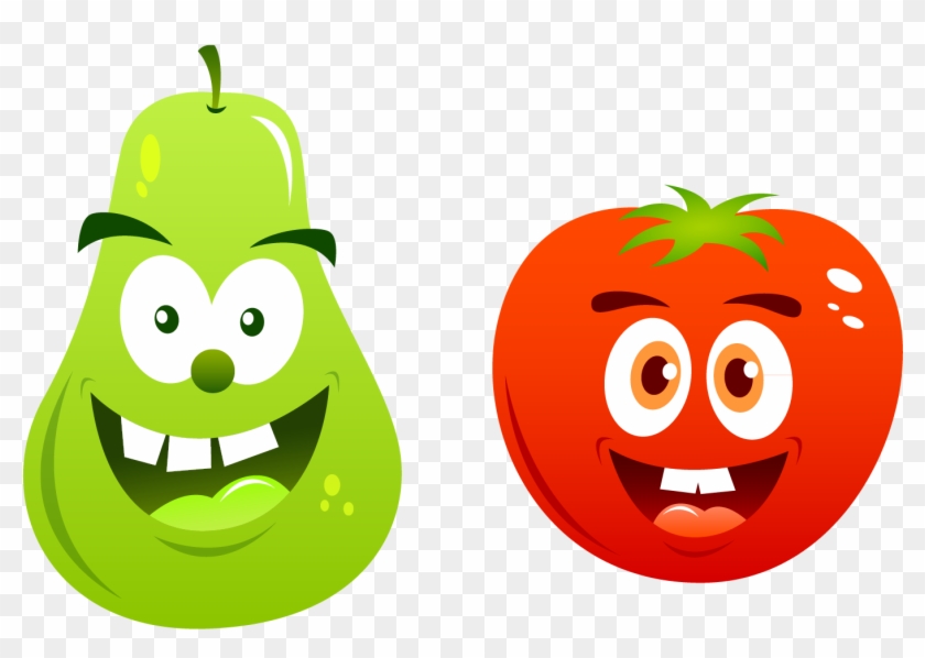 Fruit Animation Drawing - Fruit Cartoons Png #1114984