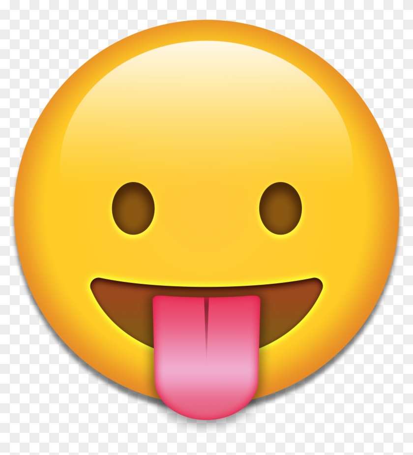 Art Emoji Smiley Sticker Clip Art - Dil Çıkarma Emoji #1115029