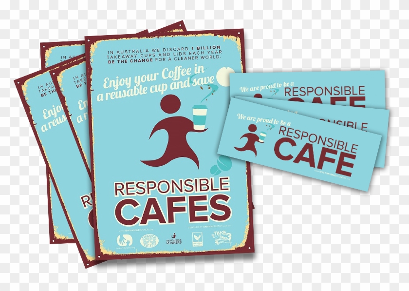 Participating Cafes Get A Vintage Style Poster, An - Reusable Coffee Cups Poster #1115122