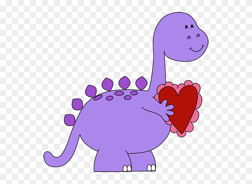 Valentineu0026#39s Day Dinosaur Clip Art - Valentines Day Clip Art Dino #1115205