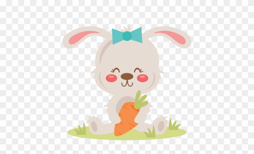Fluffy Easter Bunny Clipart - Cute Bunny Boy Clipart #1115247