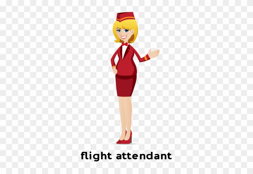 Learn English Flight Attendant Png Png Images - Flight Attendants Png Cartoons #1115304