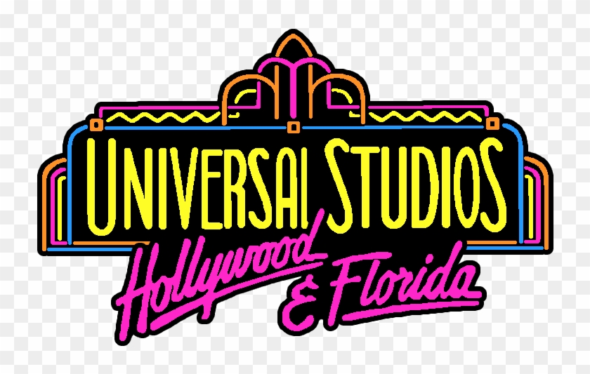 Universal Studios Hollywood And Florida Logo By Artchanxv - Vintage Vtg Universal Studios Purple Sweater #1115392