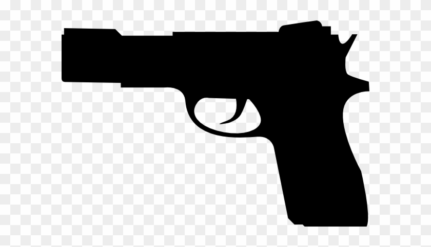James Bond Gun Clipart - Gun Silhouette Png #1115416