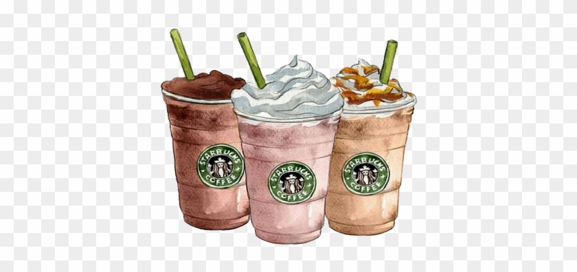 Coffee Latte Milkshake Starbucks Clip Art - Starbucks Drawing #1115451