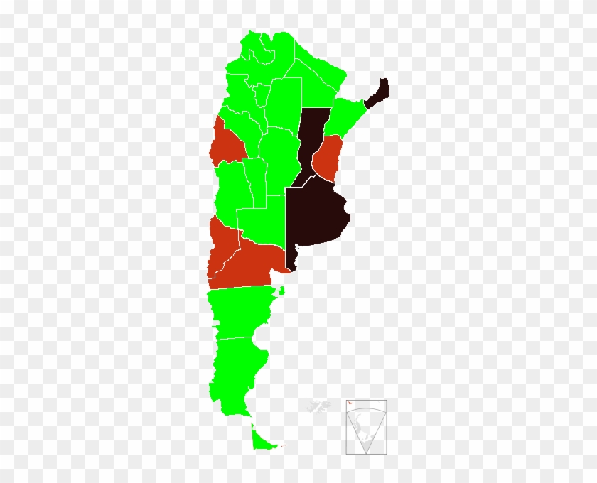 H1n1 Argentina Map - Mapa De Argentina Vector #1115952