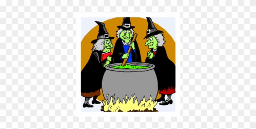 Screen 3 On Flowvella - Three Witches Macbeth Cartoon - Free Transparent  PNG Clipart Images Download