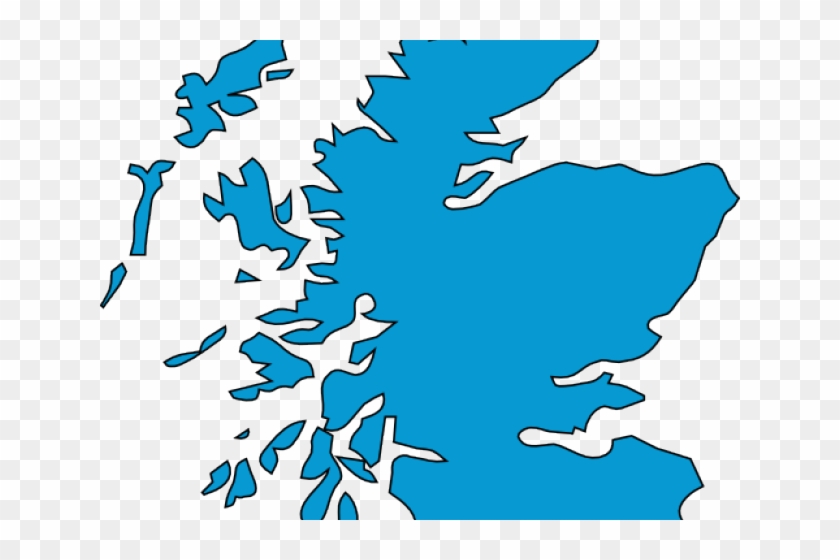 Map Clipart Scotland - Outline Map Of Scotland #1116005