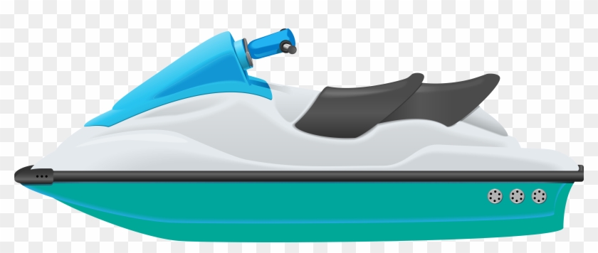 Funny Retro Skiing Clipart - Clip Art Jet Ski #1116088