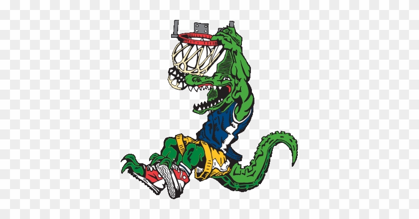 Gator Mascot Clipart - Gator Basketball Mascot #1116155