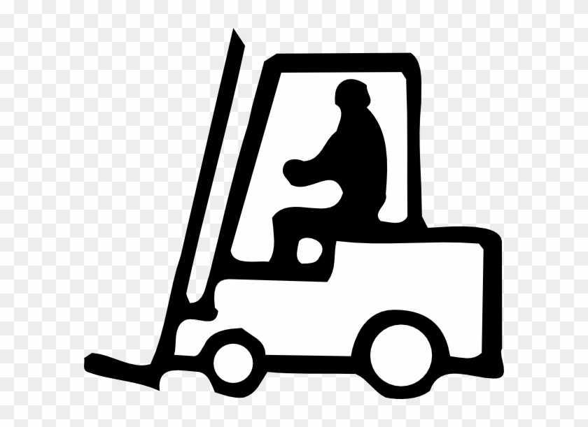 Warehouse Clipart Forklift Safety - Fork Lift Clip Art #1116247