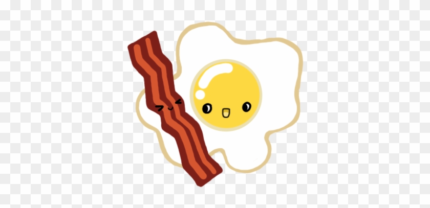 Bacon And Eggs Png Transparent Bacon And Eggs - Kawaii Eggs And Bacon #1116254