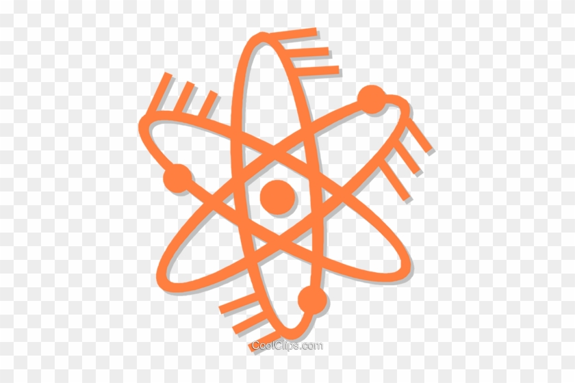 Atom Royalty Free Vector Clip Art Illustration - Atheism Decals #1116368