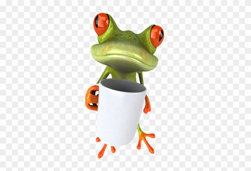 3 D Frog - Good Morning Frog Tea #1116452