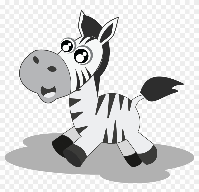 Cartoon Animal Black And White Drawing - Vector Graphics #1116765