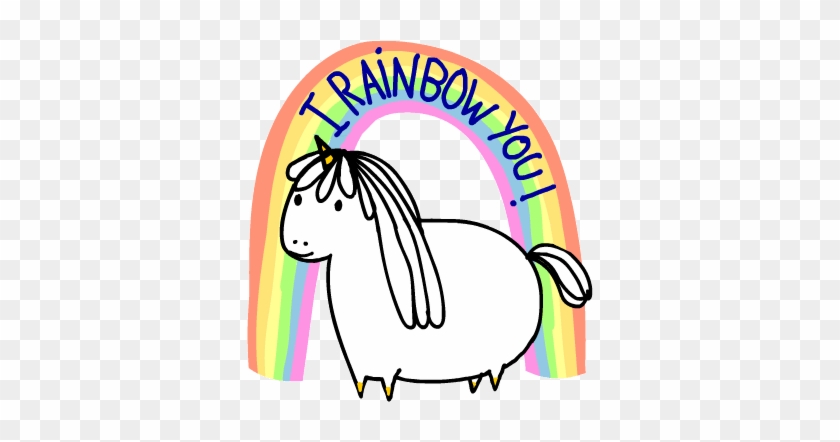 Fat Unicorn - Fat Fluffy Cartoon Unicorns #1116783