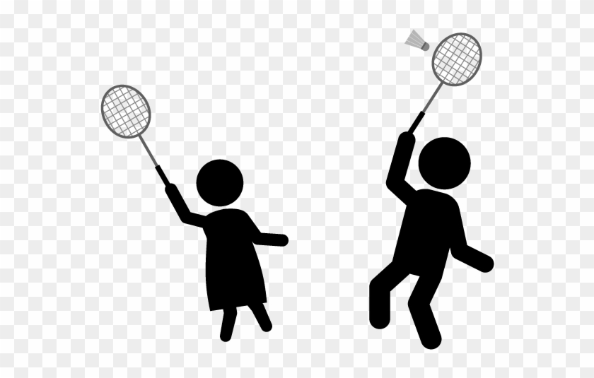 Pictogram Racket Badminton Clip Art - Play Badminton With Friends #1116966