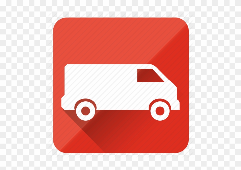 Delivery Clipart Ven - Delivery Truck Icon Red Png #1116992
