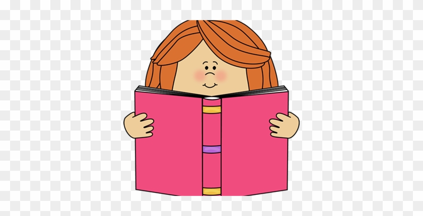 Library Media Specialist - Reading A Book Clipart #1117195