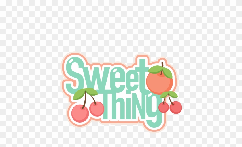Sweet Thing Scrapbook Title Scrapbook Clip Art Sweet - Sweet Thing Clip Art #1117261