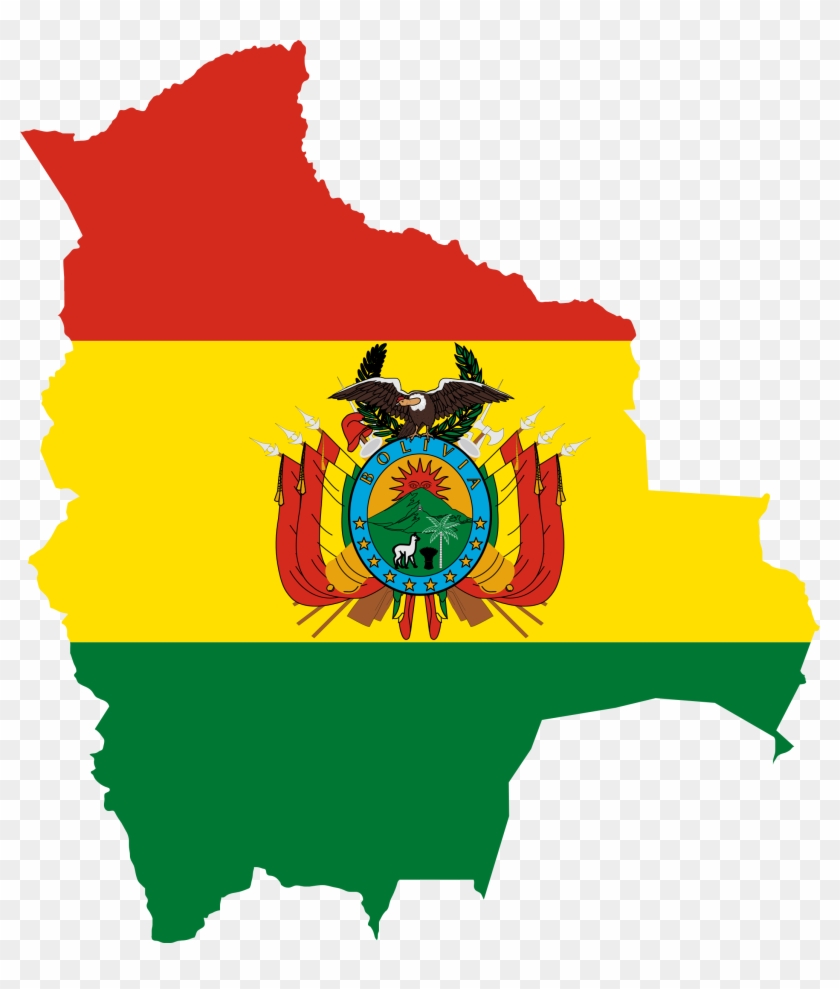 Flag Map - Bolivia Flag Map #1117440