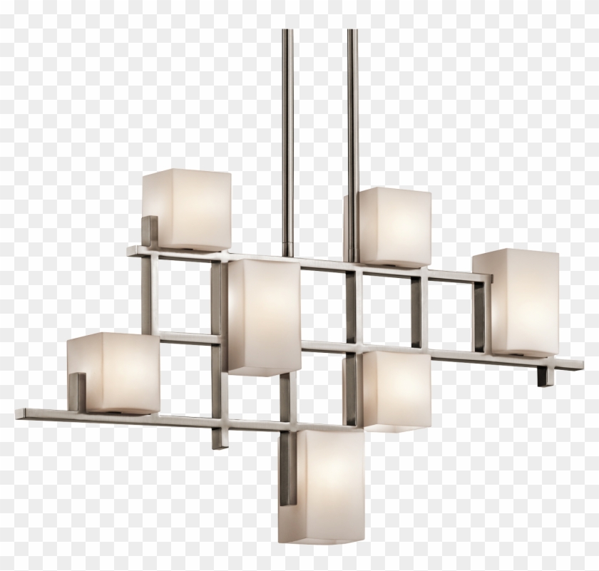 City Lights Collection 7 Lights Linear Chandelier In - Kichler 42941 City Lights 3-tier Linear Chandelier #1117485