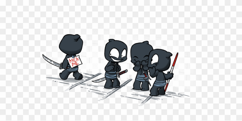 Oblivious Ninja - Bullies - Cartoon #1117508
