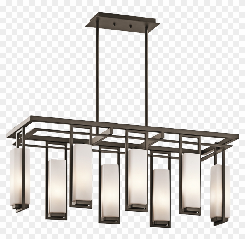 Chandelier Linear 8lt Oz For Chandelier Modern Png - Linear Dining Room Lighting #1117531