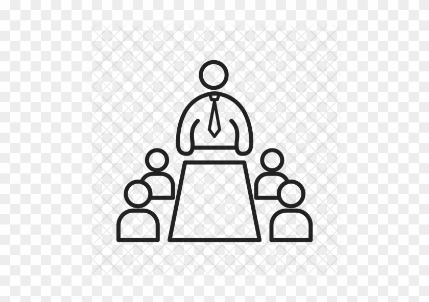 Meeting Icon - Lecture Vector #1117586