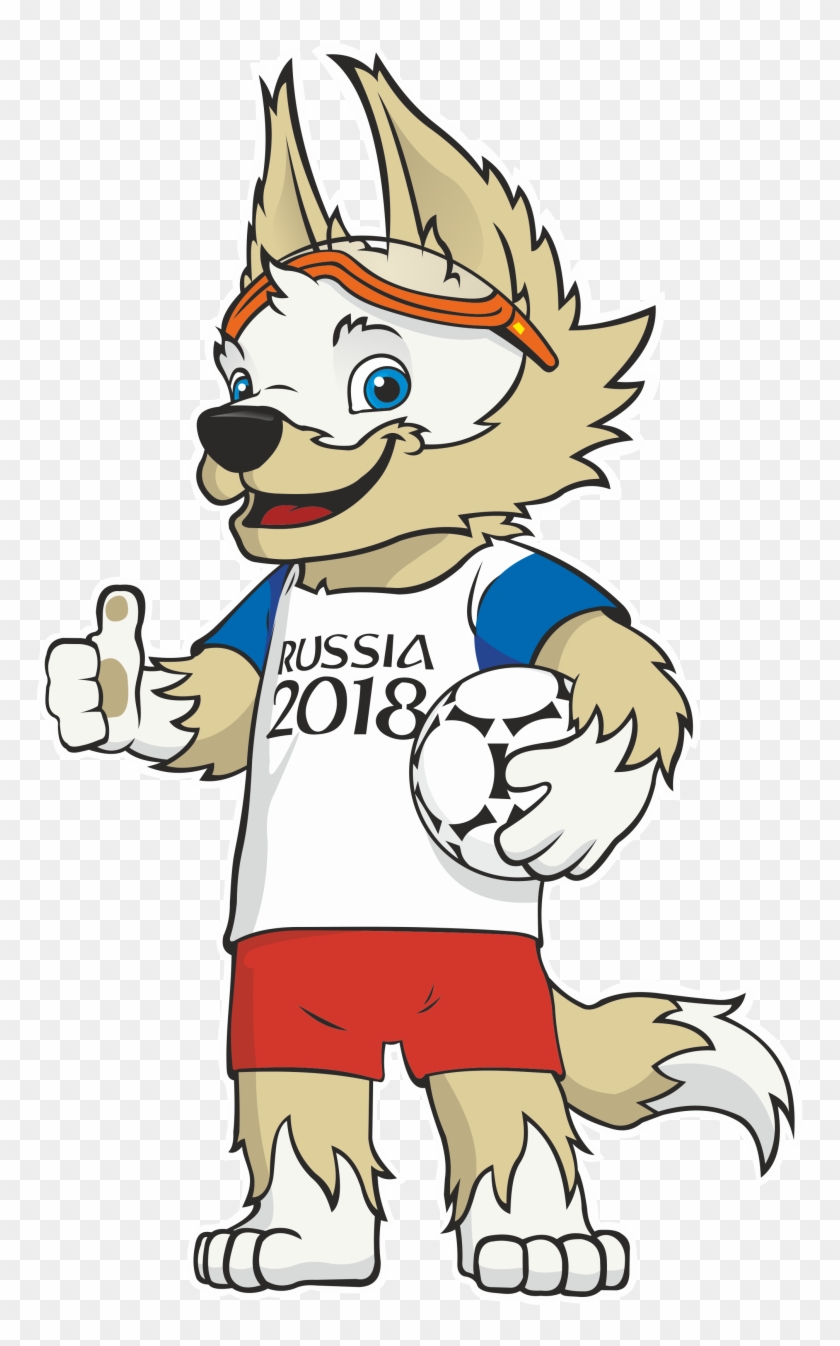 2018 Fifa World Cup Logo & Mascot Zabivaka Logo [fifa - Fifa World Cup 2018 Mascot #1117639