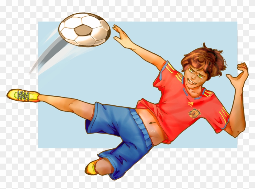 Hetalia My Art Hetalia Fanart Hetalia Art Fanart Art - Kick Up A Soccer Ball #1117641