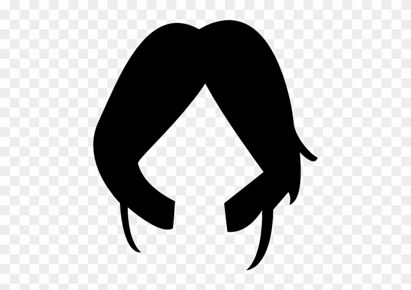 Dark Hair Clipart Black Wig - Peluca Negra Png #1117699