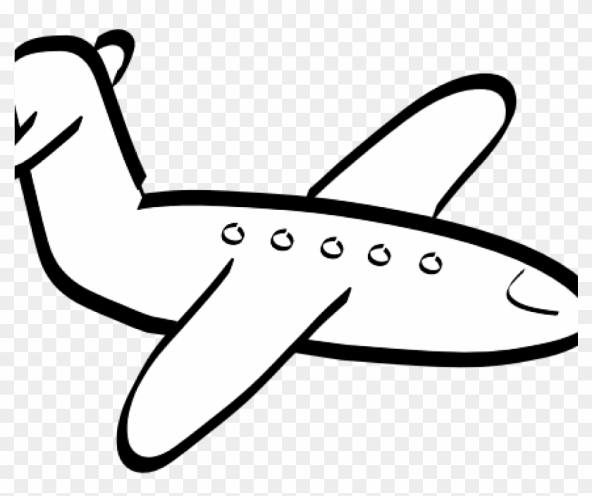 Airplane Clipart Black And White Airplane Clipart Black - Aeroplane Black And White #1117737