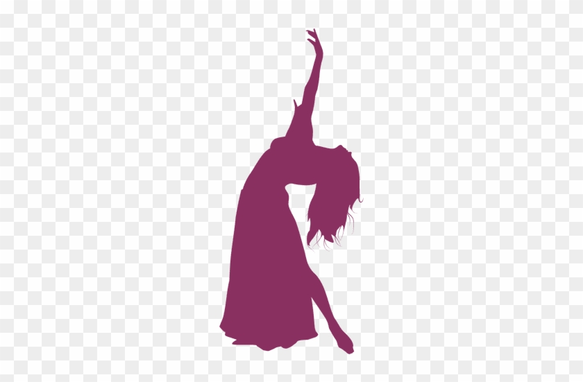 Belly Dancer Bending Silhouette - Belly Dancer Silhouette Png #1117757