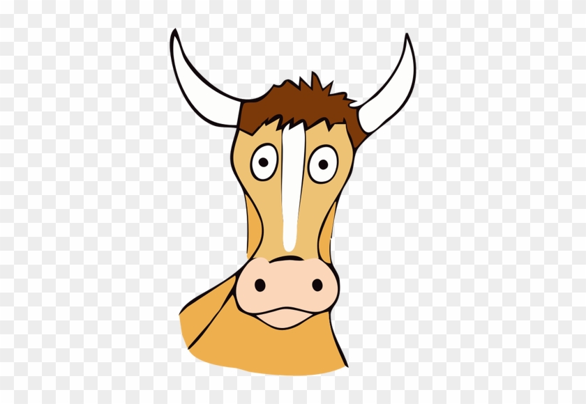 Vector Drawing Of Staring Brown Cow - Bullsh: Or, That Bloody Cow #1117766