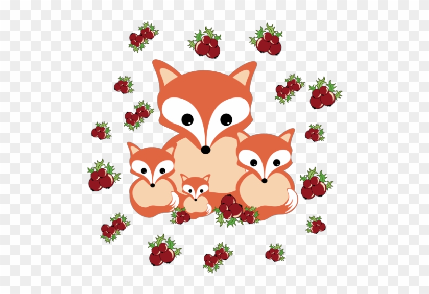 Foxes - Fox In Autumn Round Ornament #1117769