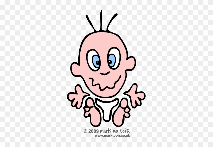 Baby With Crazy Smile Clipart - Crazy Baby Clip Art #1117793