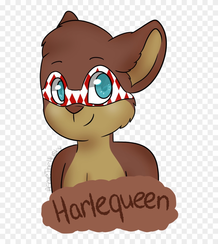 Harlequeen By Ashie Paws The Husky - Cartoon #1117832