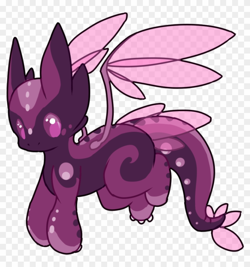 Auction] Purple Swirl Floradragon By Ayinai On Deviantart - Cartoon #1117922