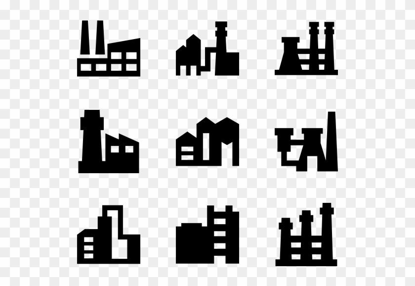 Factory Icon Vector Vector Illustration - Drama Icons #1117983