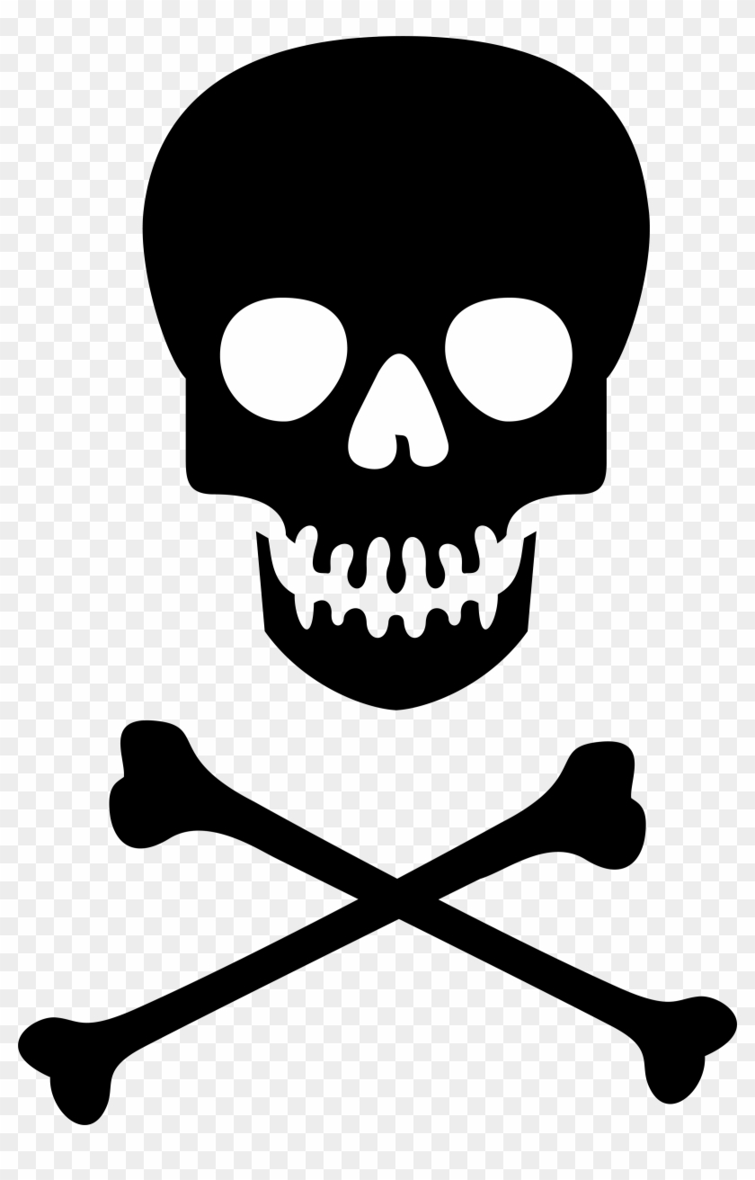 Clipart Skull Clipart - Skull And Cross Bones Png #1118005