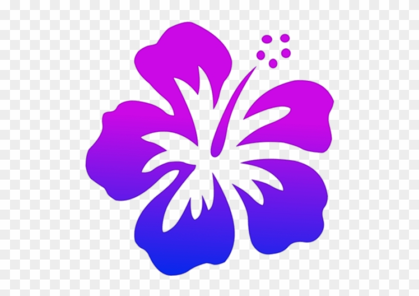 Cropped Nui Flower Logo High Res - Hawaiian Flower Stencil #1118013