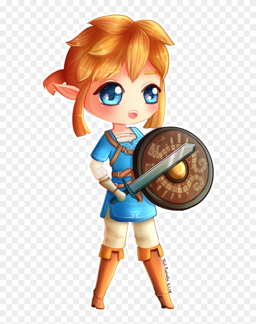 Breath Of The Wild Link Chibi By Taitrochelle - Drawing #1118102